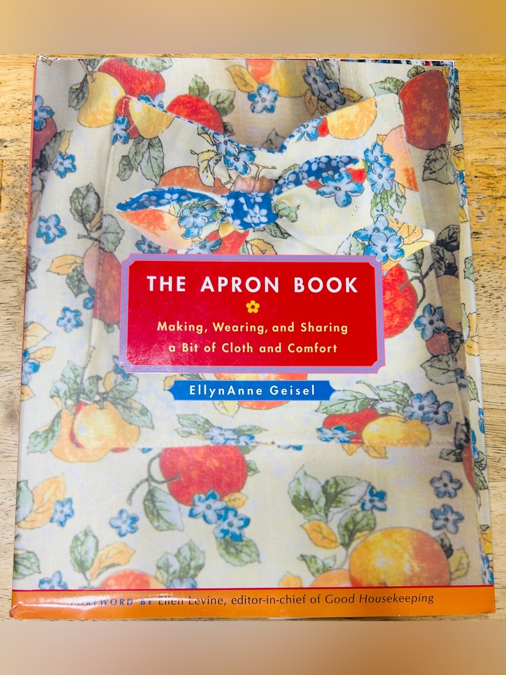 The Apron book, hardback with jacket cover. New condition.